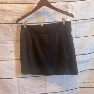 Classic black mini skirt